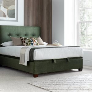 Harvey Ottoman Moss Green