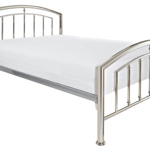 Cadiz Chrome Metal Bed Frame