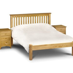 Toledo Wooden Bed Frame Low Foot End