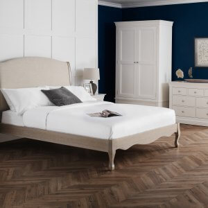 Joli Limed Oak and Oatmeal Bed Frame