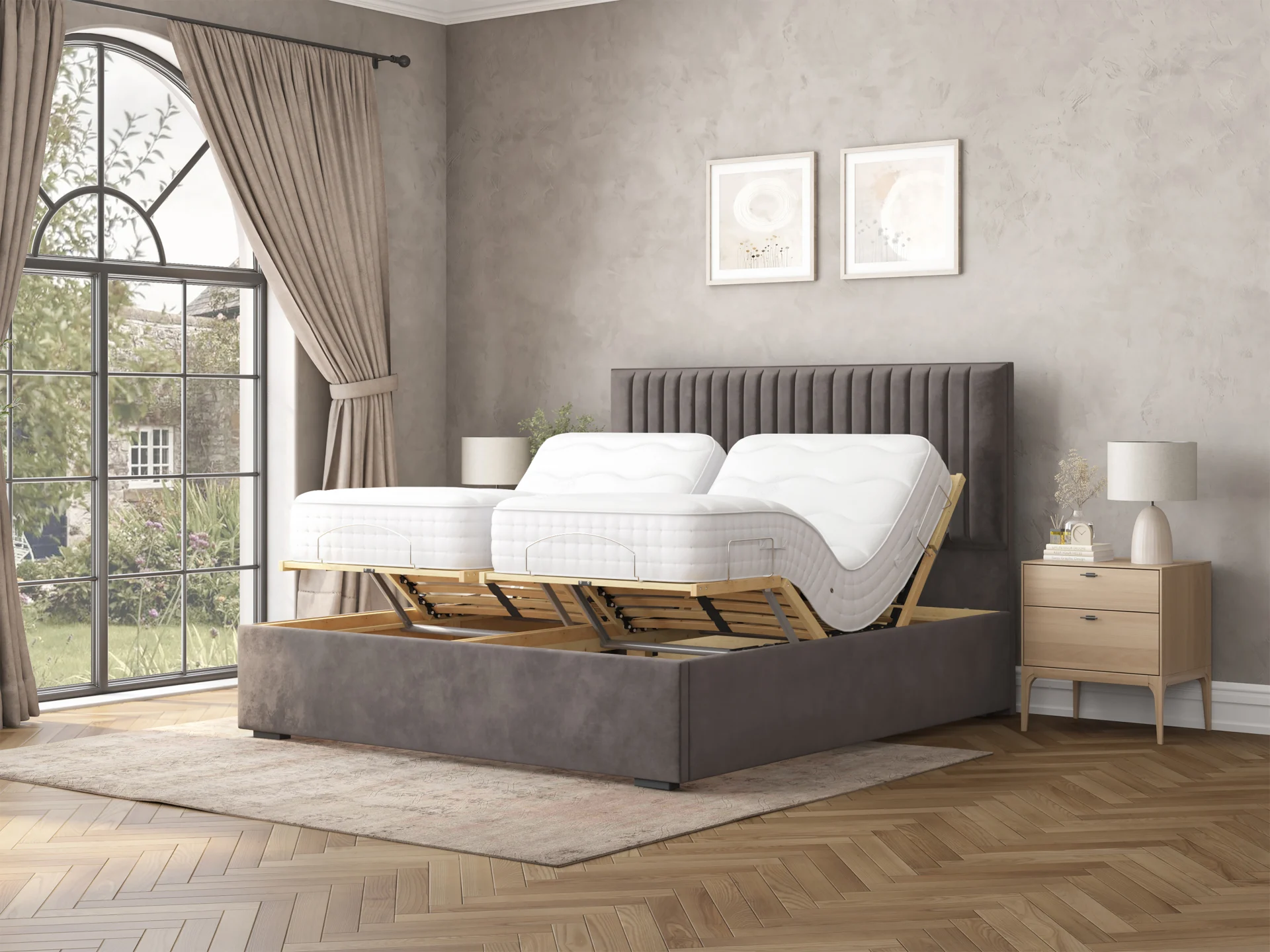 Argus in Roomset - 8 Adjustable-Head end raised